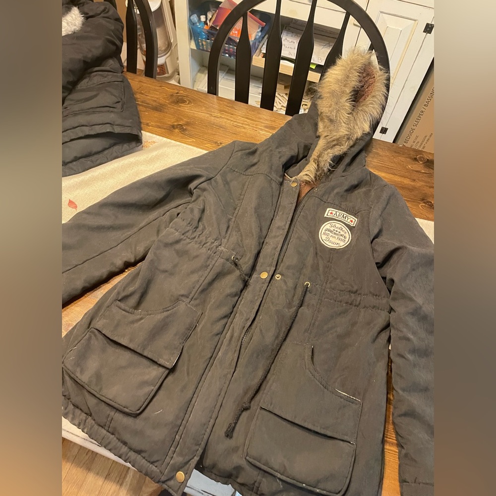 Womens army coat size medium